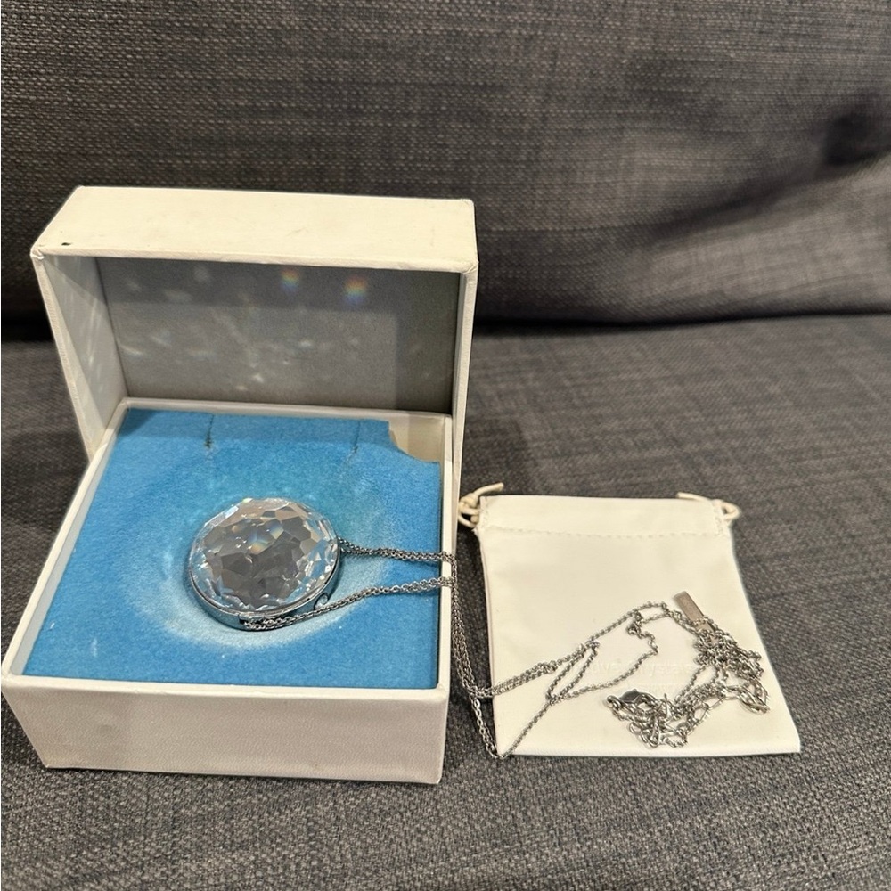 Swarovski Active Crystal Moon Necklace